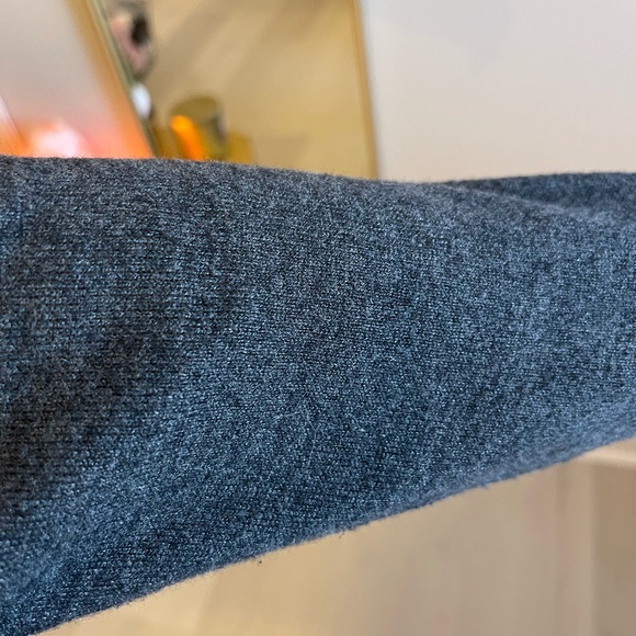 WORTHINGTON. Dark Gray Open Front Cardigan. - Picture 2 of 5